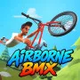 Extreme sports game Airborne BMX blends BMX riding with exciting aerial manoeuvres. Players ride BMX bikes across tracks, jumping and flipping for a safe landing.