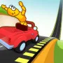 Downhill Car Ride: Crash Test is a fun driving simulation game where the goal is not to reach the finish line but to... cause the most epic crash possible! You will cause the car to rush down the steep slopes, pass through obstacles and end up with spectacular collisions. The game is humorous and entertaining, with realistic collision physics