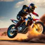 Stunt Rider is a highly entertaining game that simulates motorcycle stunts. In the game, players will control a motorcycle to overcome dangerous terrain, perform dangerous stunts, and score points based on the 
