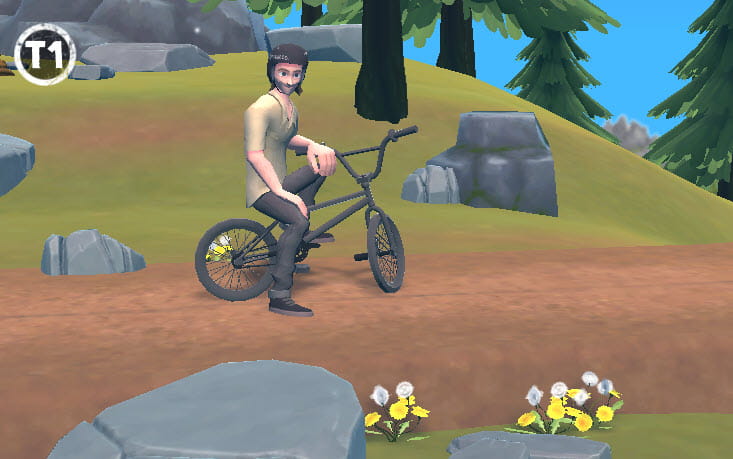 Play Airborne BMX online for free.
